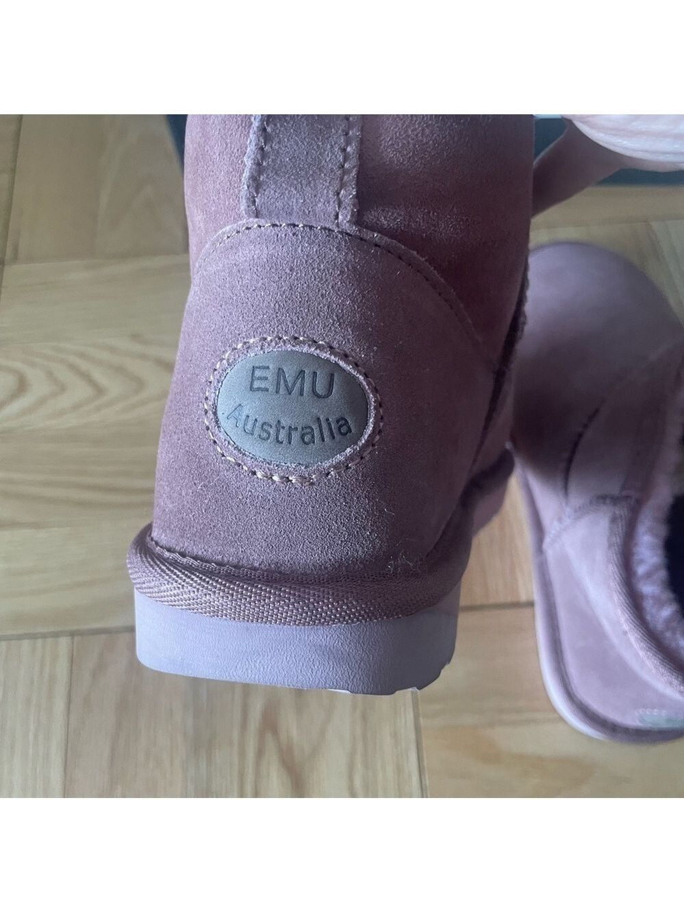 NIB TNAxEmu Australia Stinger Micro boots blush pink size 7 - Picture 9 of 9